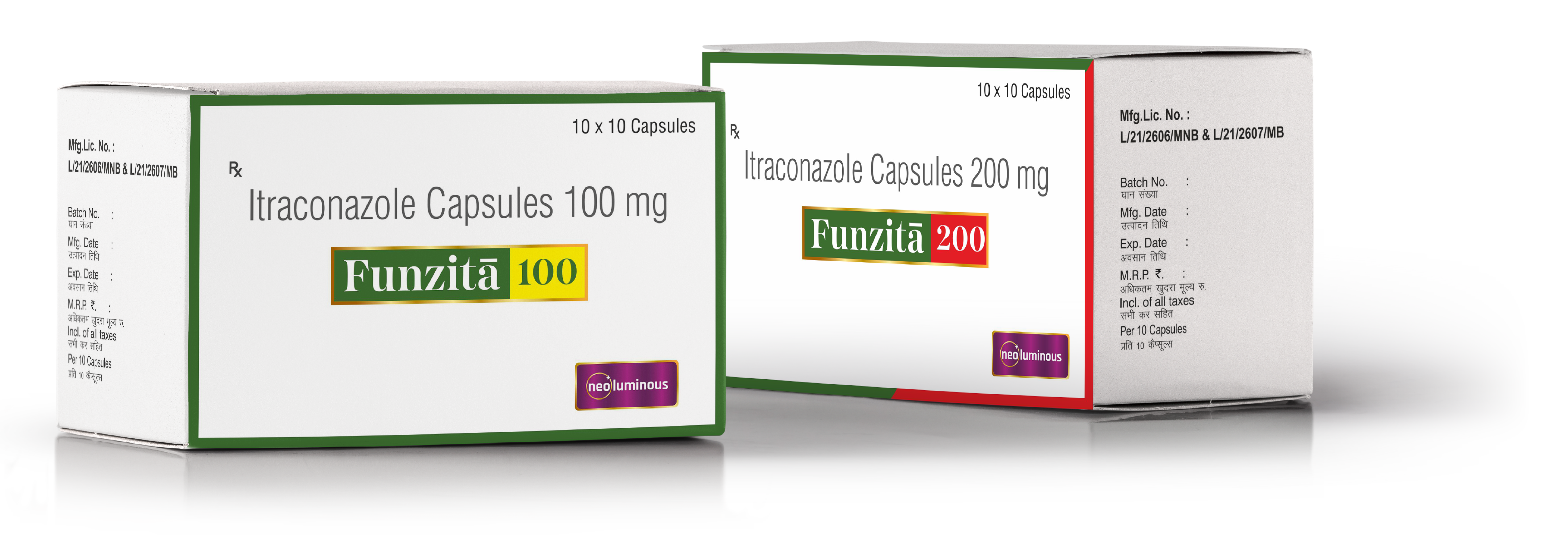 Funzitā 100/200 Capsules